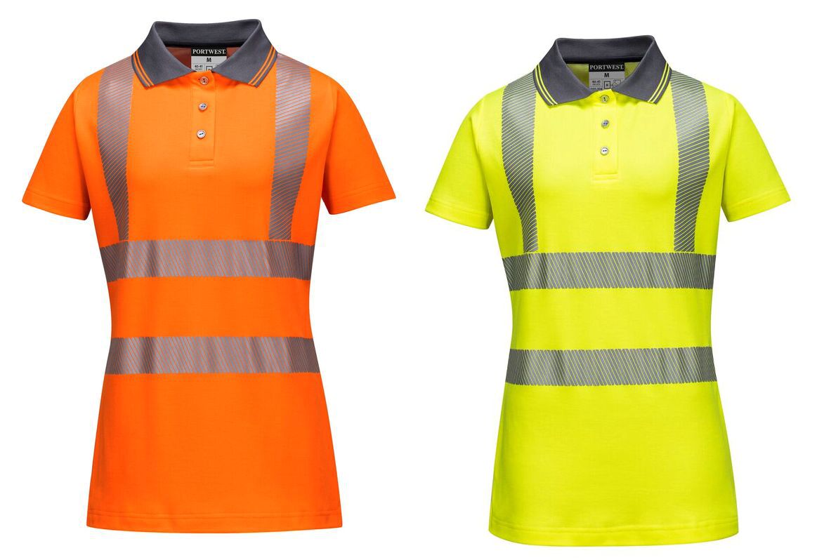 LW72 Portwest Ladies Pro Hi Vis Polo Shirt  LW72 Portwest Ladies Pro Hi Vis Polo Shirt